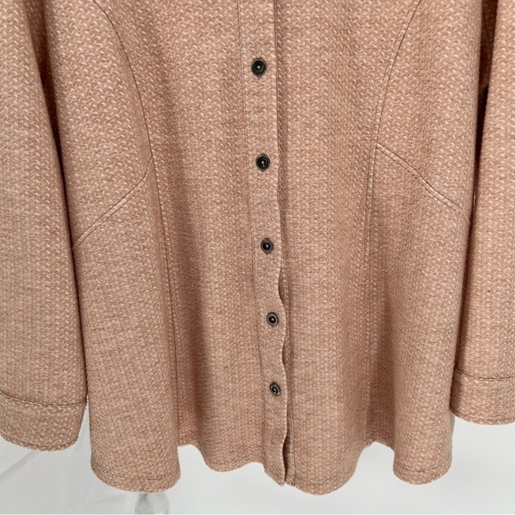 Soft Surroundings Womens Patterned Jacket Size XXXL Soft Stretch - Picture 3 of 9